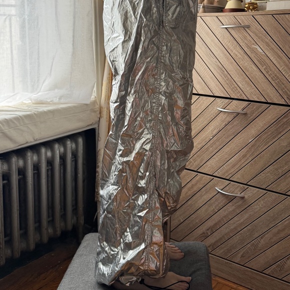 Silver Parachute Pants - Picture 2 of 6